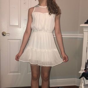 Abercrombie kids, light and elegant cream dress.
